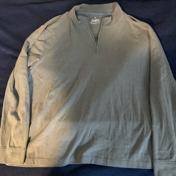 Paradise Collection Men’s XXL Grey 1/4 ZIP Sweater - Picture 1 of 2
